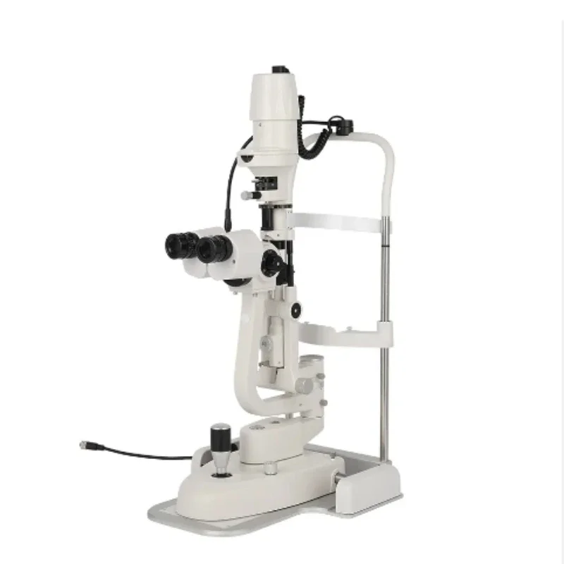 hot-sale LS-5x Offers 5 step magnification from 6X to 40X Adjustable Slit Width Ergonomic Design Ophthalmology Slit Lamp