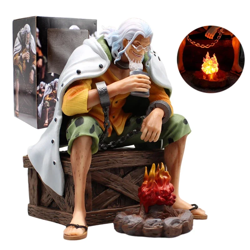 

One Piece Silvers Rayleigh Figure 16cm Gk Anime Figures Collectible Model Decoration Toy Ornaments PVC Statue Action Figurine