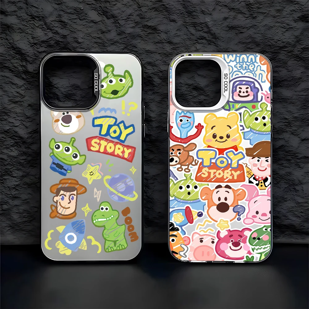 Cute Toy Story Lotso custodia per telefono legnosa per Xiaomi Mi 11 Lite 12T Poco X3 GT NFC F4 X5 Pro 5G Cover posteriore antiurto opaca Candy