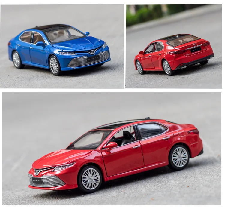 1:34 Alloy Diecast Metal Car Model for Toyota CAMRY Miniature Collection Diecast Model  Car Suit Toys for Children Birthday Gift