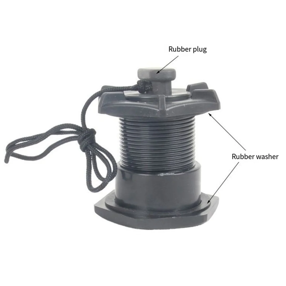 Новый сливной клапан, универсальная заглушка, надувная лодка, резиновая лодка, гребные аксессуары