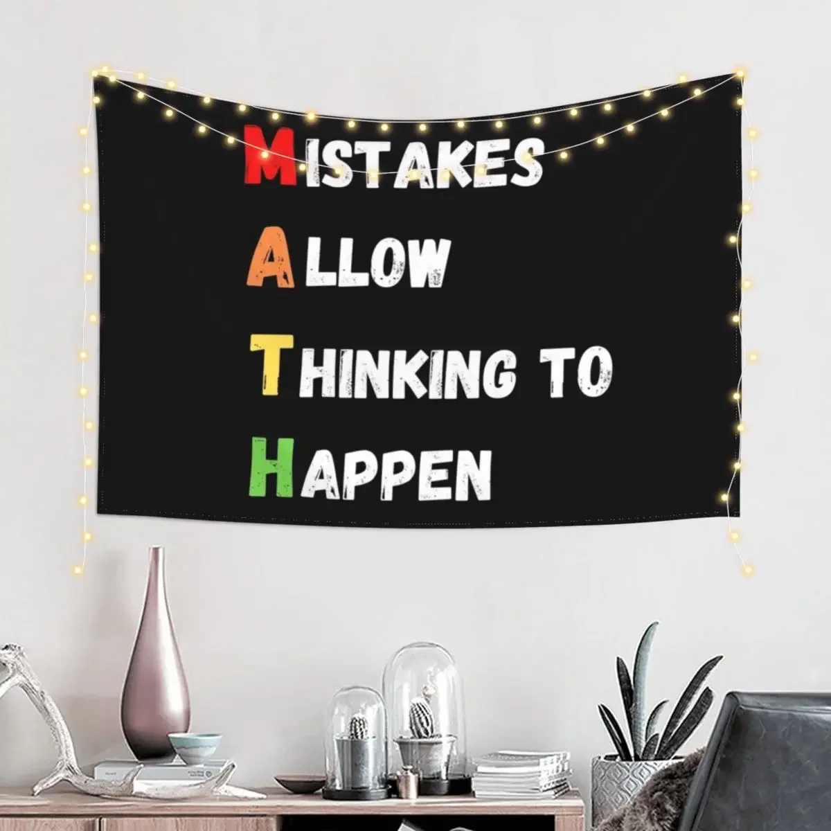 Mistakes Allow Thinking To Happen Tapestry Bedroom Decorations Decorations For Your Bedroom Wall Mural Tapestry