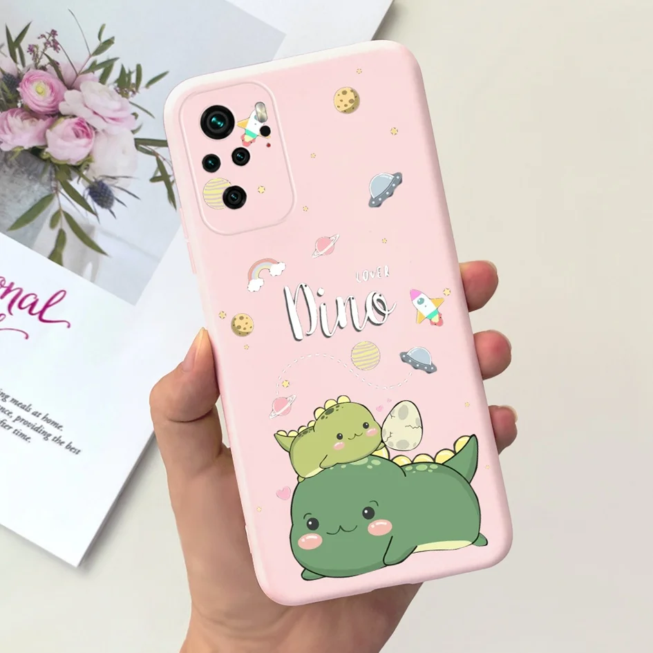 ل Xiaomi Redmi ملاحظة 10 حالة Redmi ملاحظة 10 برو ماكس غطاء لطيف رائد الفضاء سيليكون لينة جراب هاتف ل Redmi ملاحظة 10S نوت 10 كابا #2