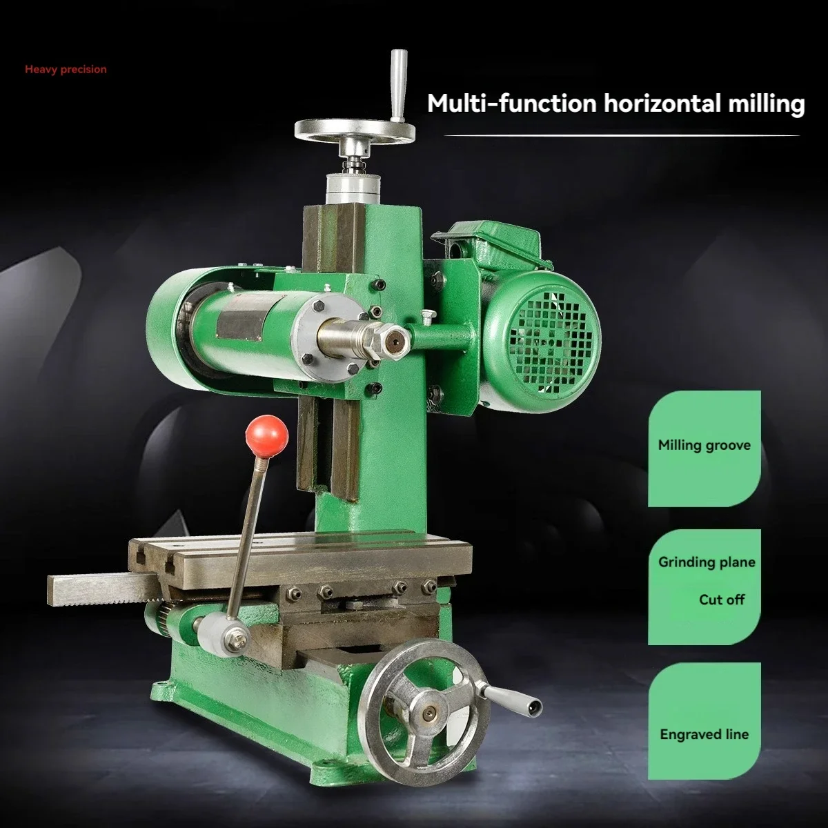 Small Multifunctional Horizontal Milling Machine Micro Instrument Precision Drill Table Mini Grinder Slot Milling Machine