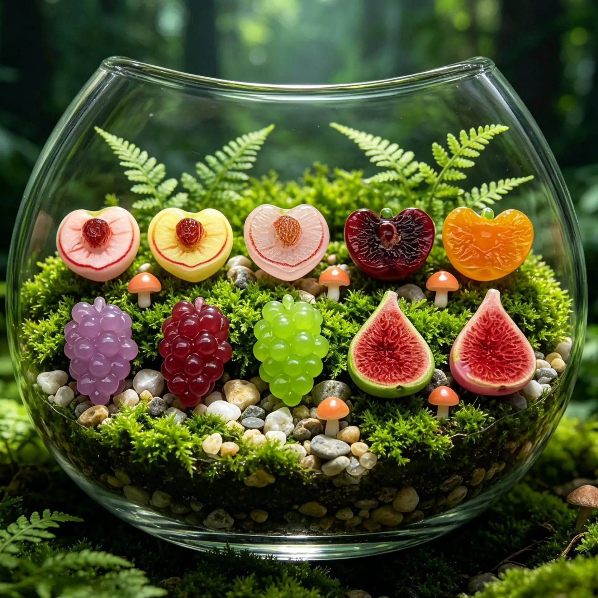 100pcs Wholesale Simulation Resin Mini Fruit Peaches Orange Grapes Dragon DIY Accessories for Hairpin Earrings Accessories