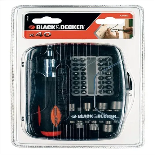 Black & Decker A7062 40 Pieces Ratchet Screwdriver Set