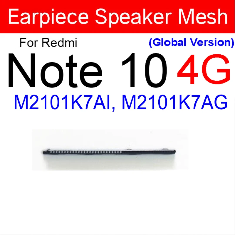 Earpiece Speaker Mesh Anti-dust For Redmi Note 7 8 9 10 Pro 4G 5G Dust-proof Grill Net For Redmi 8A 9 9A 9T 9S K20 K30 Prime