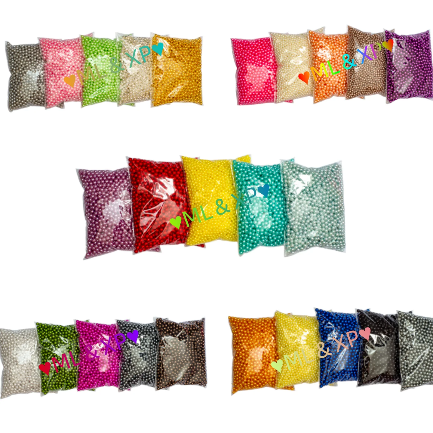 500 جرام 3 مللي متر-12 مللي متر الخرز المستديرة 2 ثقوب تقليد اللؤلؤ للزينة الحرفية النساء DIY بها بنفسك الملابس والمجوهرات خياطة على الخرز اكسسوارات