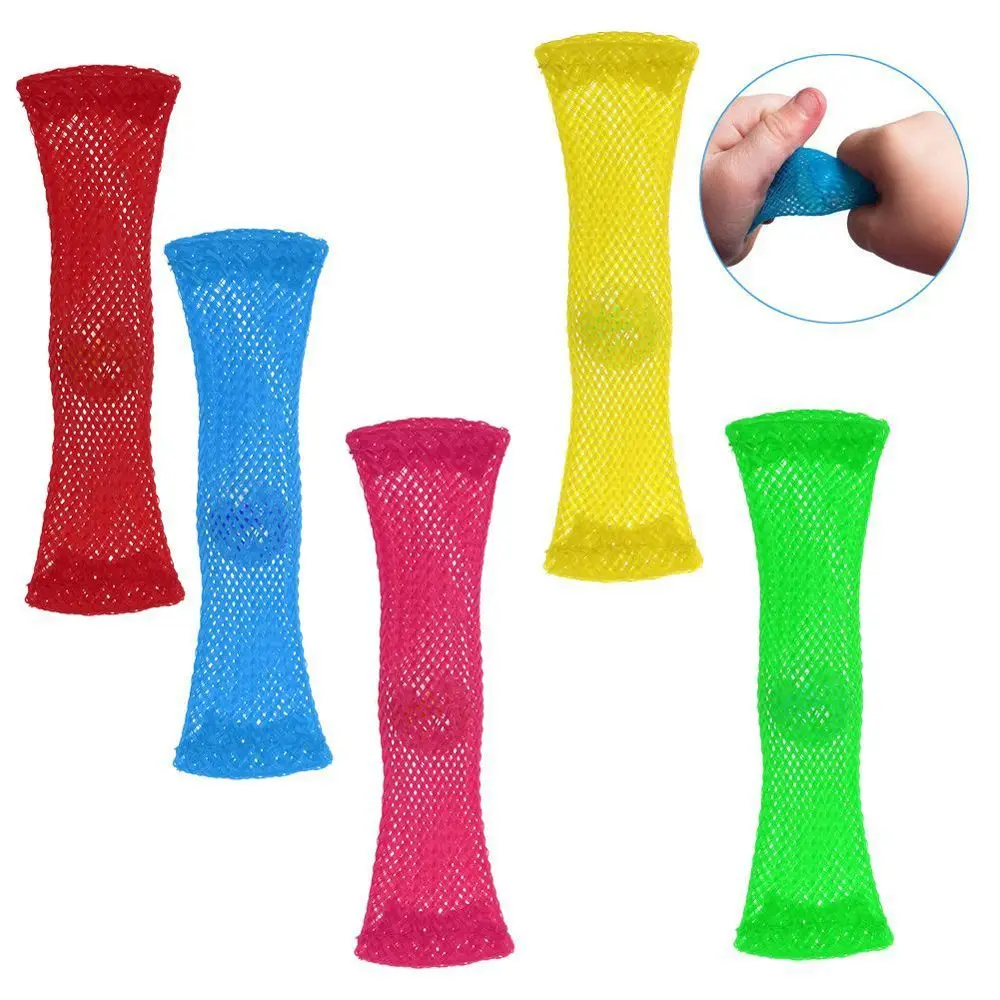 Kinder Spezielle Bedarf Ergotherapie Erwachsene Fidgets Hand Zappeln Spielzeug Geflochtene Mesh Sensorische Spielzeug Erhöhen Fokus