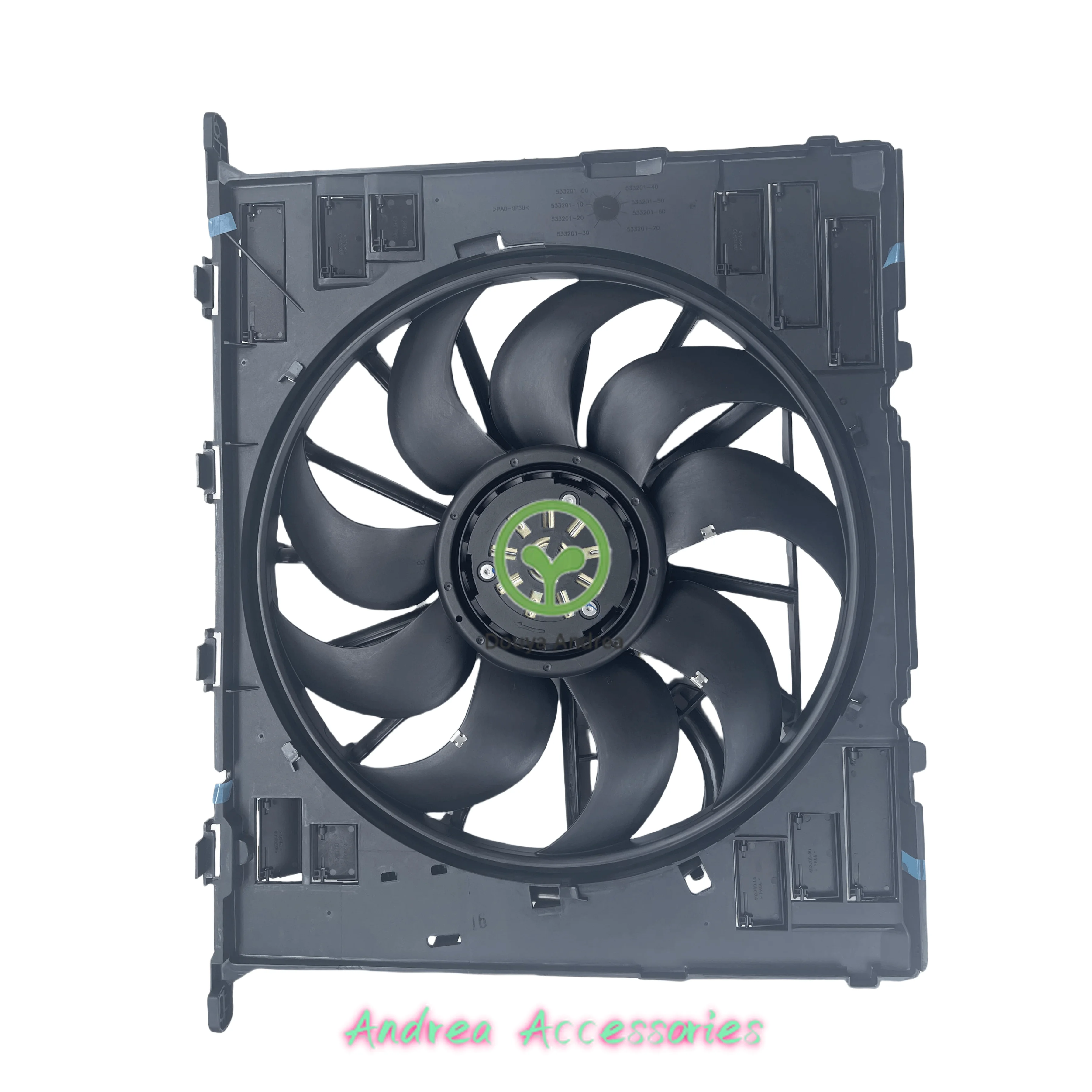 

Непосредственно поставщики с фабрики, автозапчасти, радиатор охлаждения, электронный вентилятор, короткая линия в сборе 17427953400 для BM W серии 7'6'5'