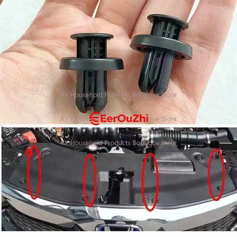 10pair Suitable for Honda XRV Ninth Generation Accord Guard Plate Bumper Cover Clip Medium Net Water Tank Cover Buckle