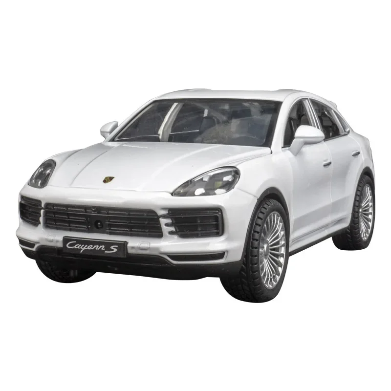 2021 New Diecast 1:24 Alloy Model Car Miniature Porsche Cayenne S Luxury SUV Metal Vehicle for Children Christmas Boy\'s Hottoys