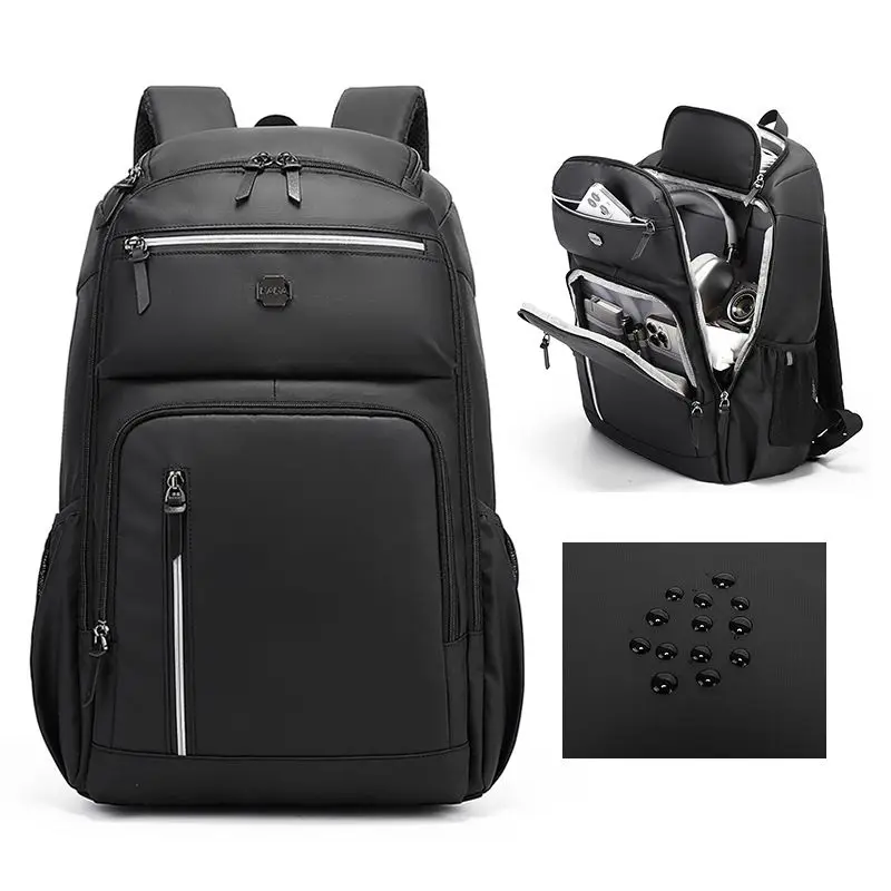 Bange-mochila impermeable de lujo para hombre, bolso de viaje multifunción con USB, estética, a la moda, 15,6