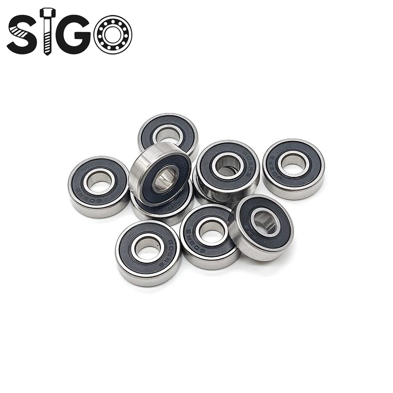 608RS Bearing 8*22*7 Mm ( 10 PCS ) ABEC-5 Skateboard Scooter 608 2RS Ball Bearing Miniature Skate Roller 608-2RS 608 RS Bearings