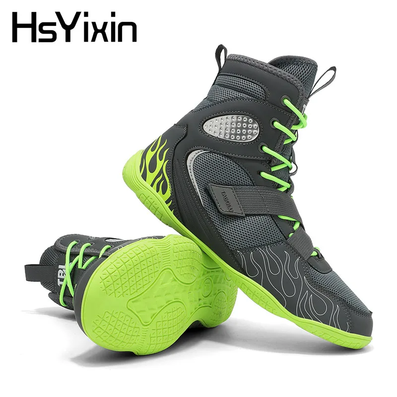 أحذية مصارعة ملاكمة احترافية خفيفة الوزن للرجال والنساء أحذية رياضية للتدريب قابلة للتنفس للقتال واللياقة البدنية غير قابلة للانزلاق #5