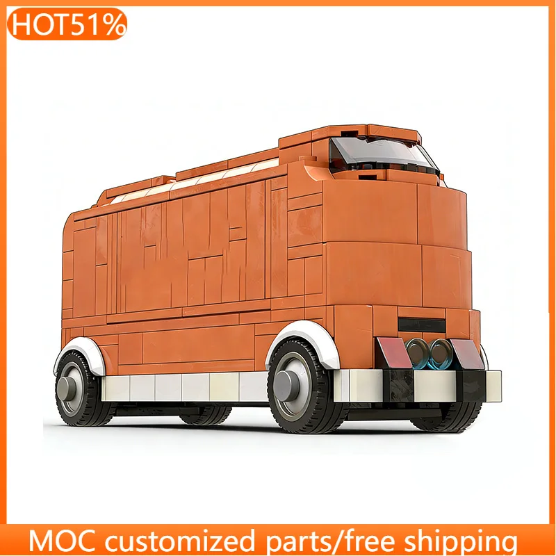 

Набор для сборки модульной модели полицейского фургона в городском стиле Brickheadz, 376 деталей, технология MOC, конструктор DIY для мальчиков, подарок