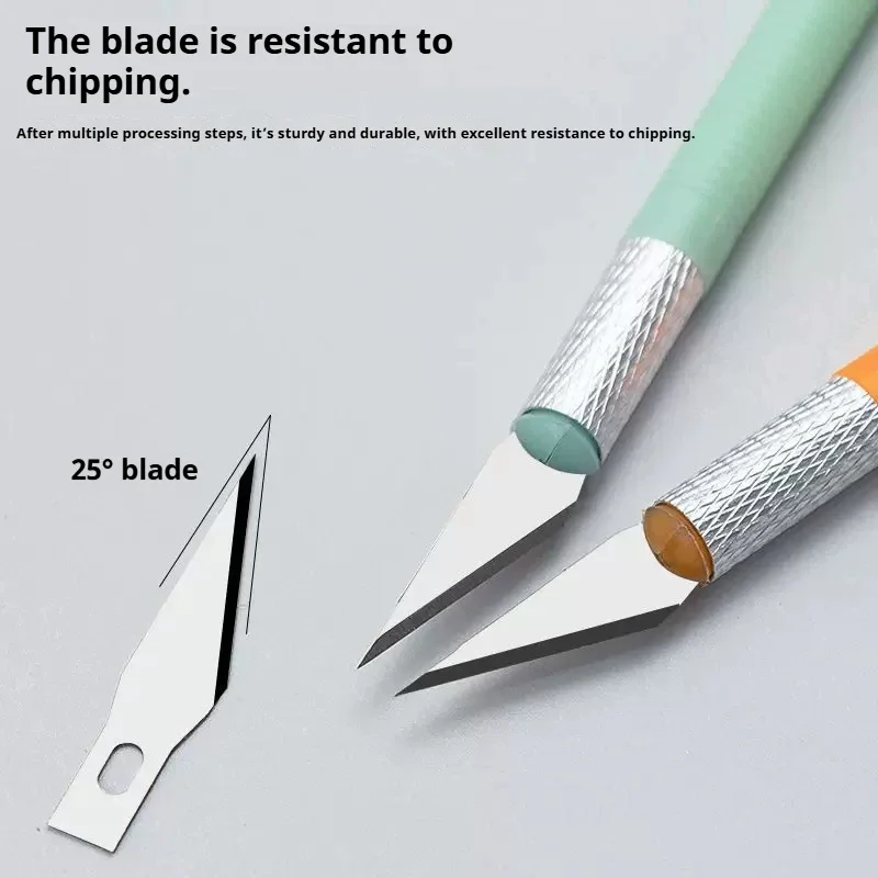 Hand carving knives, 13-piece art carving knife set with carving blades, DIY hand cutting tool kit with replaceable blades