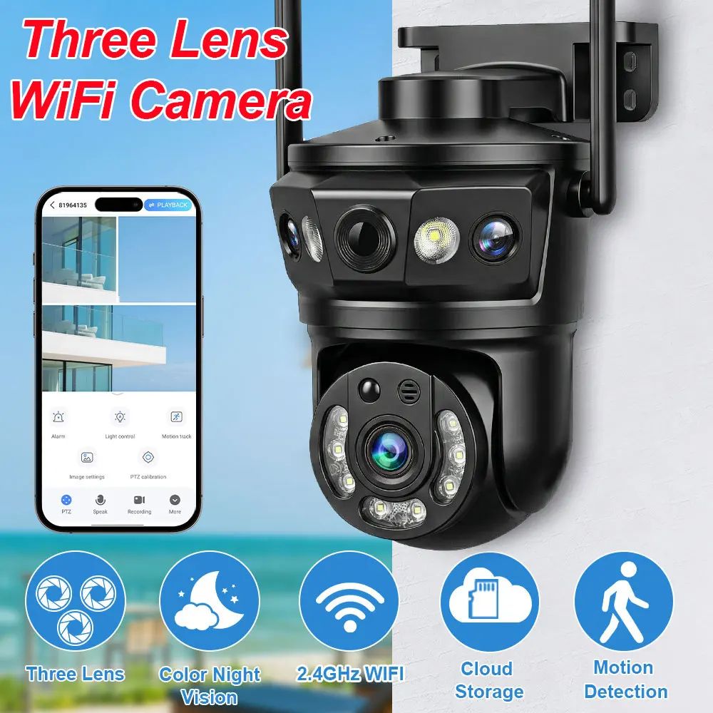 3-レンズ-wifi-ip-カメラ屋外-9mp-3-スクリーン-ptz-カメラ人間検出スマートホーム-cctv-ビデオセキュリティカメラ防水