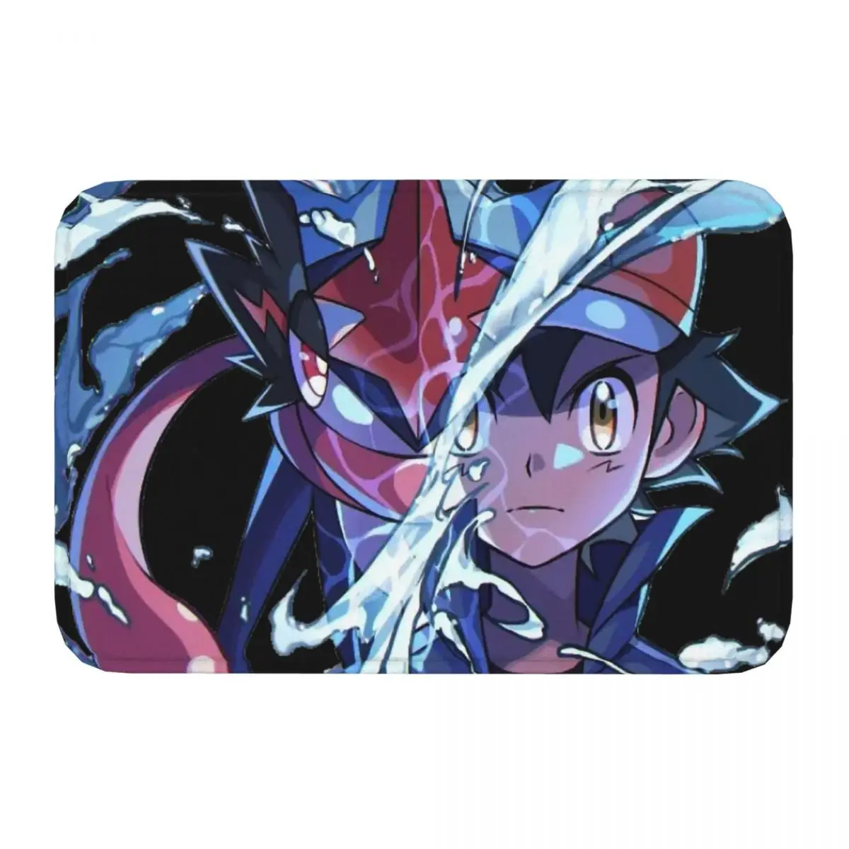 Japanese Cartoon Game Koga Ninja Non-slip Doormat Living Room Mat Pokemon Floor Carpet Welcome Rug Home Decorative