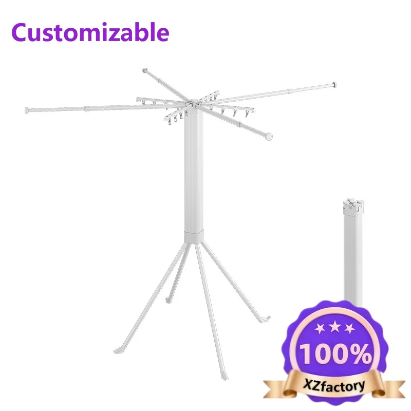 Factory Direct 2026 Top RatedClothes drying rack floor thickened bold folding multifunctional indoor does not occupy a small dry