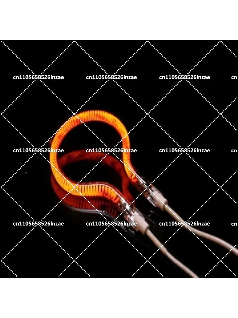 220V Carbon Fiber Heating Tube for Infrared Heaters, Racket-Shaped Heating Element Replacement