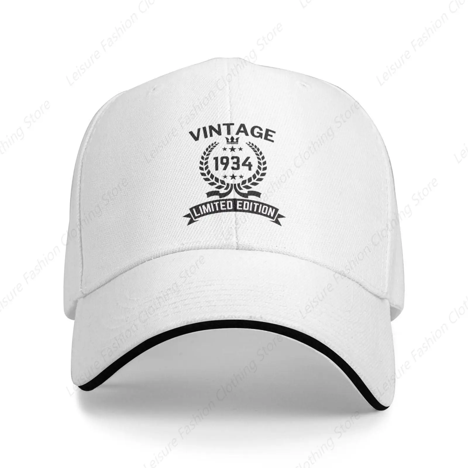 Est 1934 90th Birthday Gifts for Women Men Vintage 1934 Baseball Cap Mrs Mr Dad Mom Trucker Hat