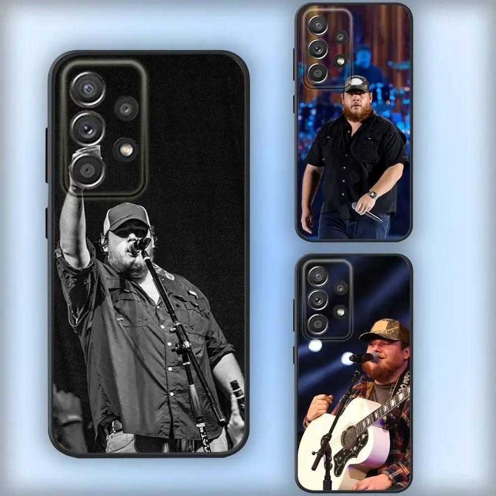 

L-Lukes Singer C-Combs Phone Case For Samsung S25,S24,S21,S22,S23,S30,Ultra,S20,Plus,Fe,Lite,Note,10,9,5G Black Cover