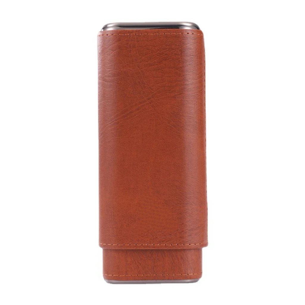 Cigars - Cigar Accessories Include Stainless Steel Cigar Cutter - Cigar Gift Box For Cigar Lovers (Brown)