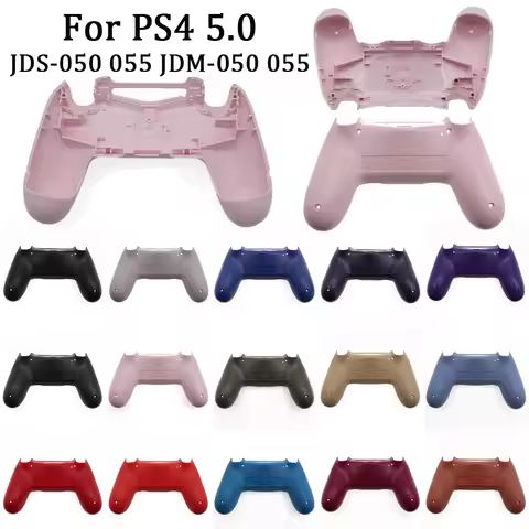 Top Housing Shell Case For PS4 5.0 Game Controller For PlayStation 4 JDS-050 055 JDM-050 055 Lower Faceplate Replacement