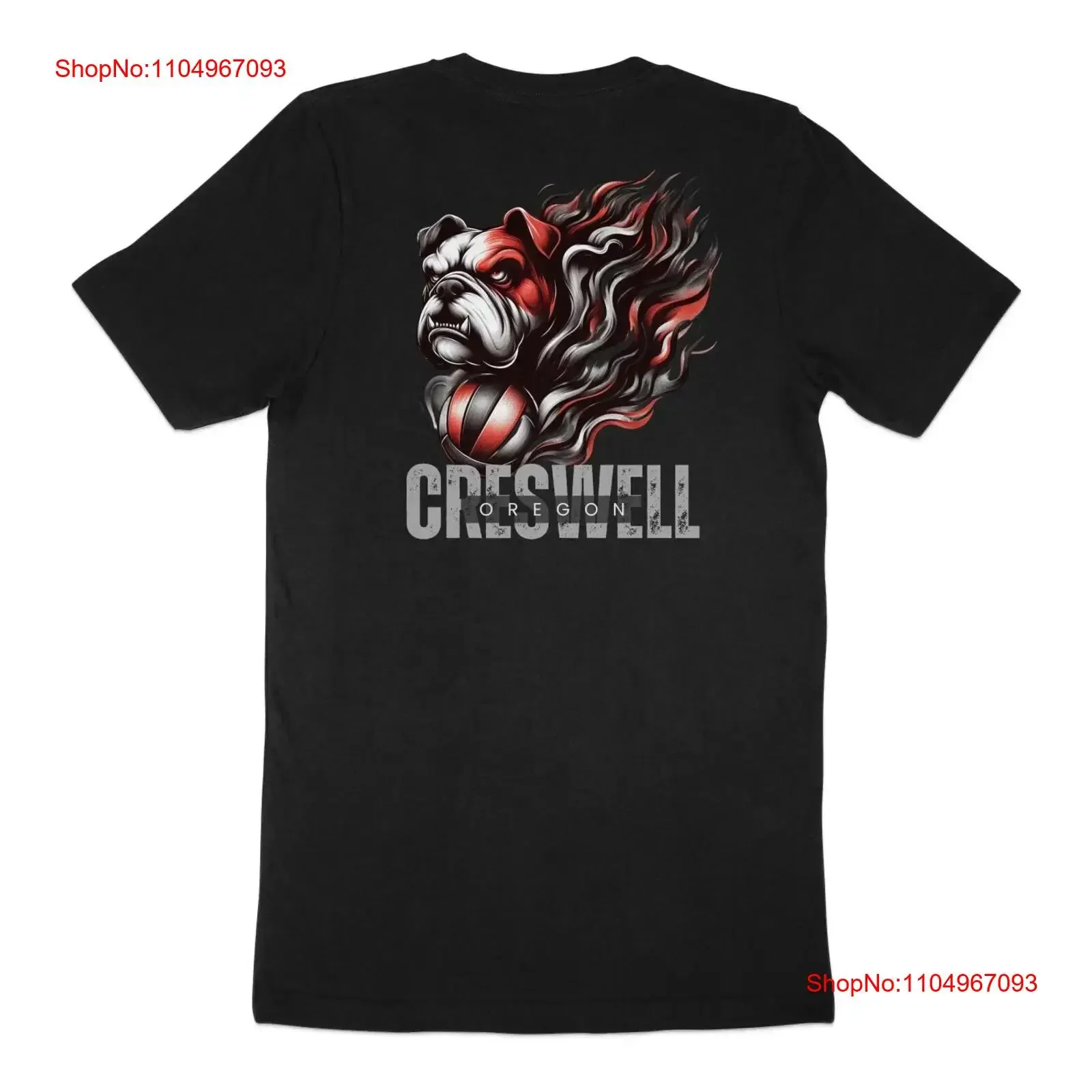 

Unique Creswell OR Bulldog Mascot T Shirt Show Your Local Pride with Matching Available vintage Washed Versatile Soft graphic