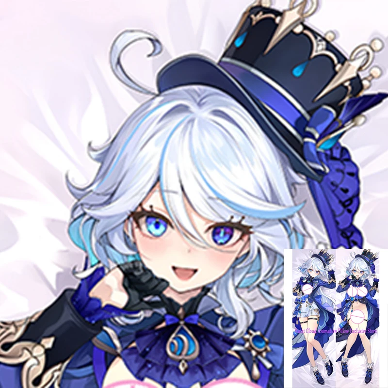 

Dakimakura Anime Furina Double-sided Print Life-size Body Game Pillow Cover Bedding Gifts