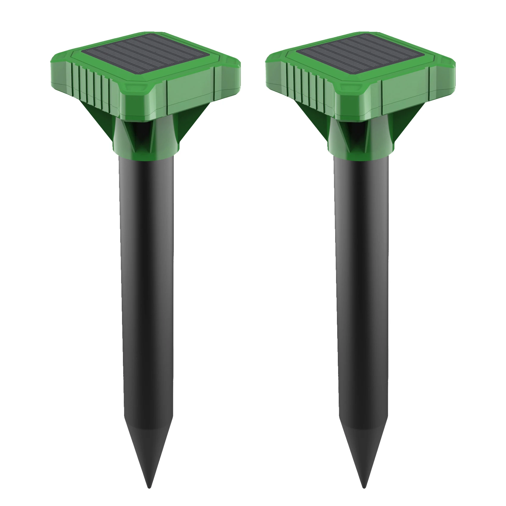 

2025USA STOCK Waterproof 2/4/8pack Sonic Solar Powered Mole Snake Repellent Stakes Repeller for Outdoors