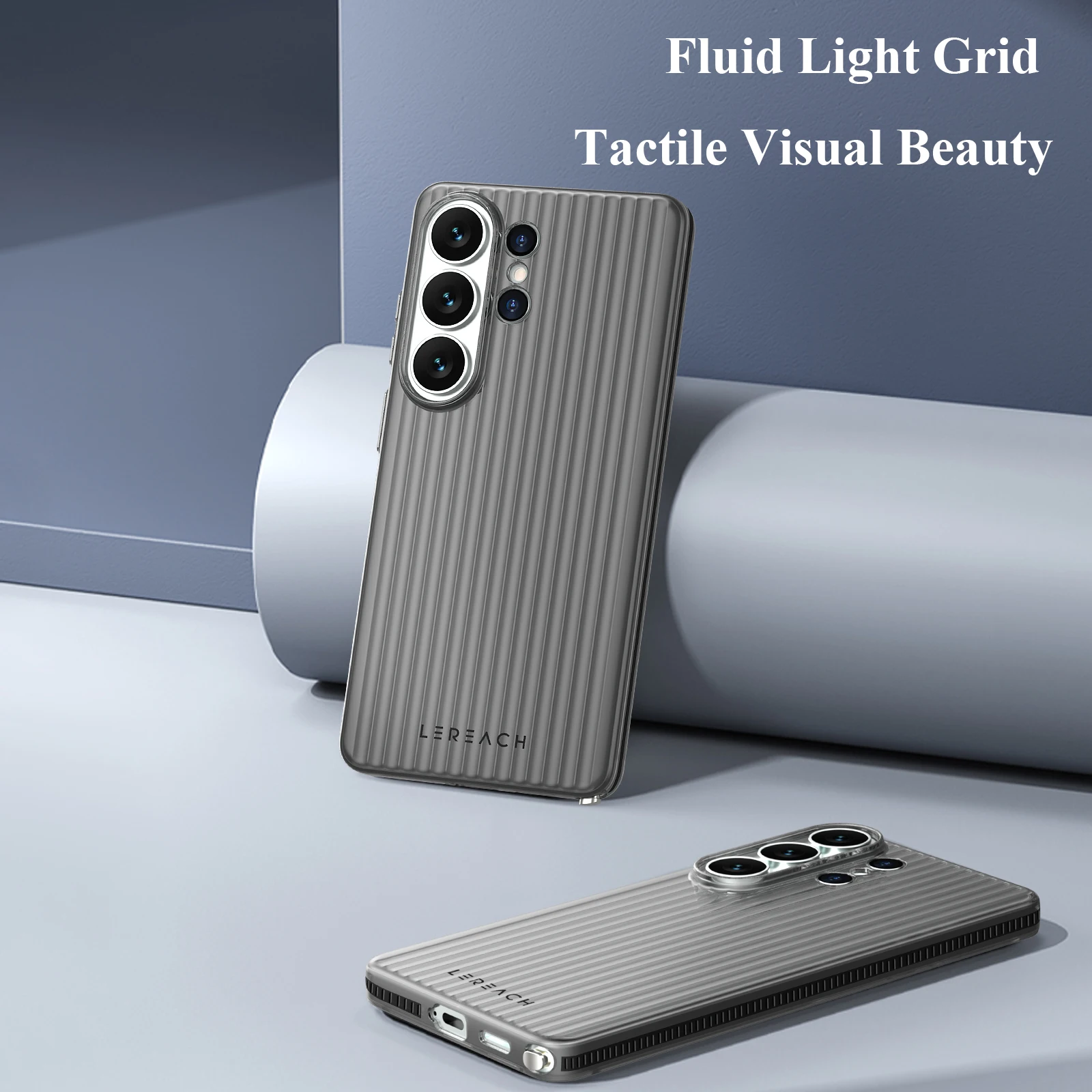 Etui na telefon Lereach do Samsung Galaxy S26 Ultra S26+ S26 Plus, karbowane, matowe - antypoślizgowe, smukłe, odporne na odciski palców. — zdjęcie produktu 4