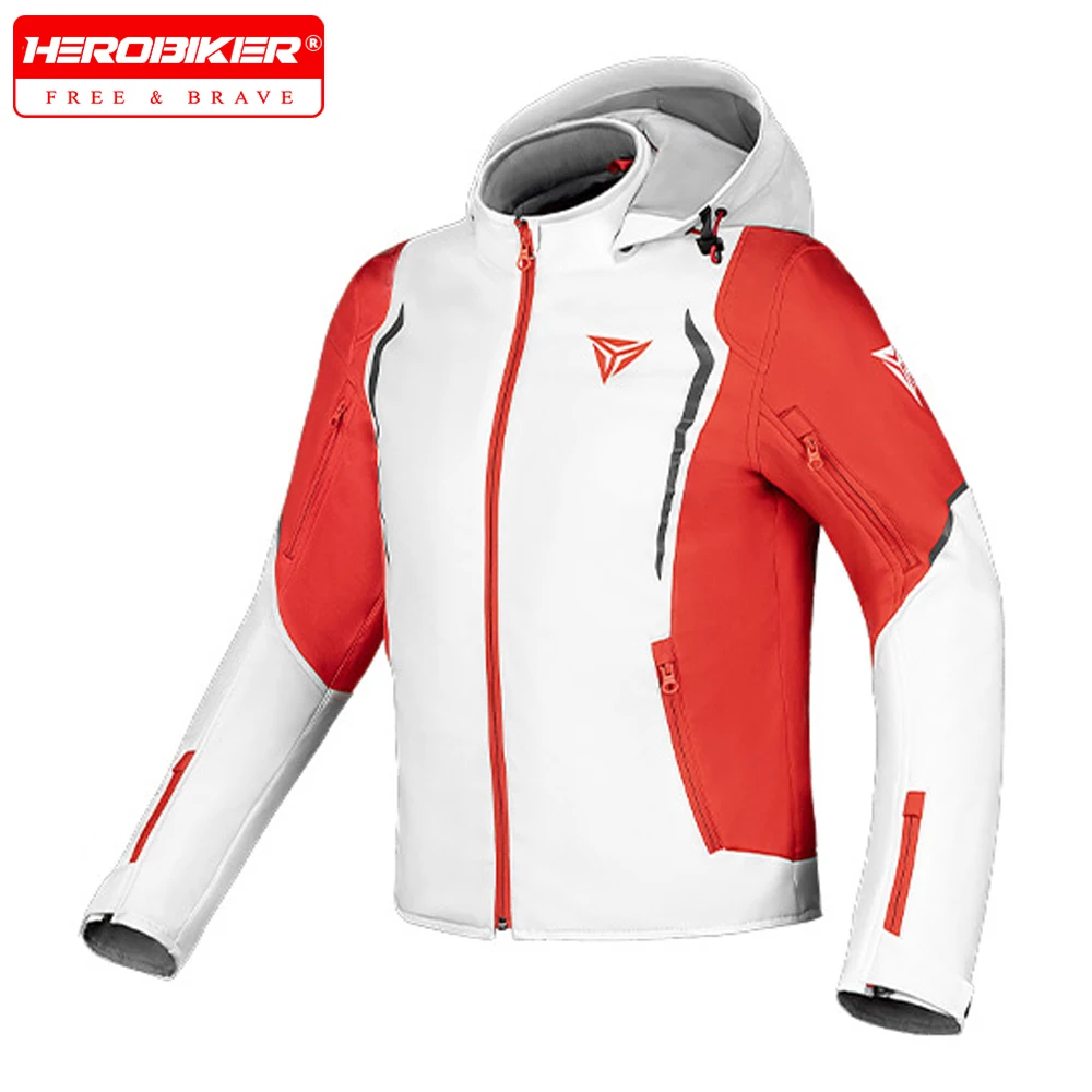 Motorcycle Jacket Reflection Motorbike Riding Jacket Winter Warm Motocross Jackets Men Outdoor Windproof Anti Fall Equip