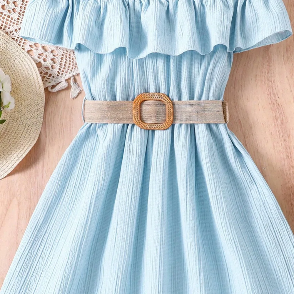 Robe fille épaules dénudées – A-K Kids