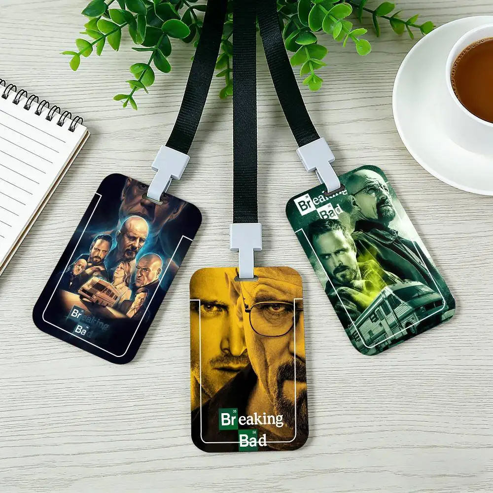 A-B-breaking-G B-bad-D Card Holder Cardcase Bank Credit Student ID Subway Work Permit Badge Holder