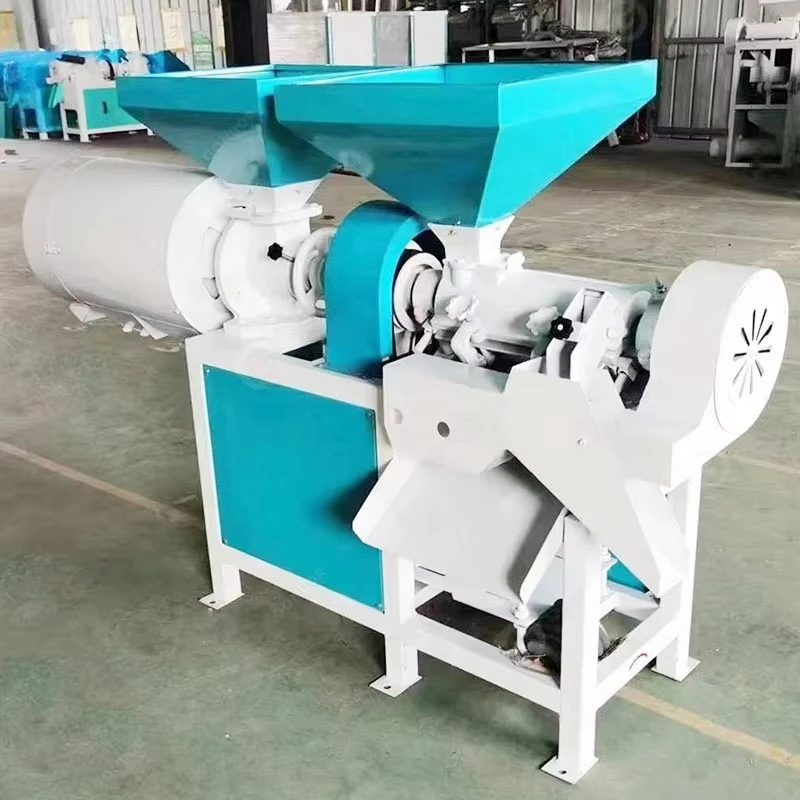 Posho Mill Maize Milling Huller Corn Peel Slag Cornmeal Rice Grits Flour Starch Make Machine and Home Size