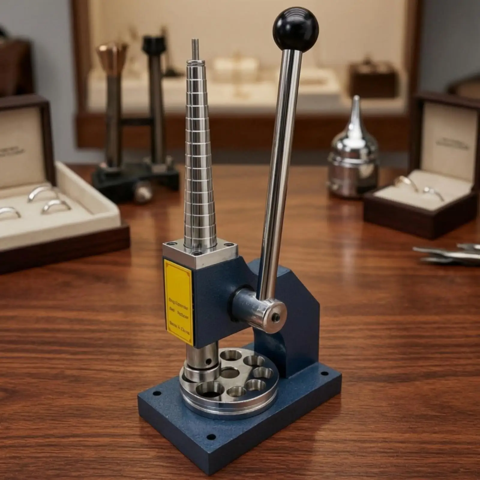 Jewelry Repair Tool Bench-Top Manual Band Expander and Reducer for DIY Jewelry Hobbyists