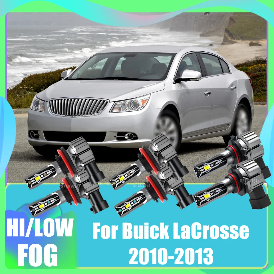 

Low-pressure operation 9005 h11 6000K Headlight Foglamps Lights Upgrade Waterproof Suit For Buick LaCrosse 2010 2011 2012 2013