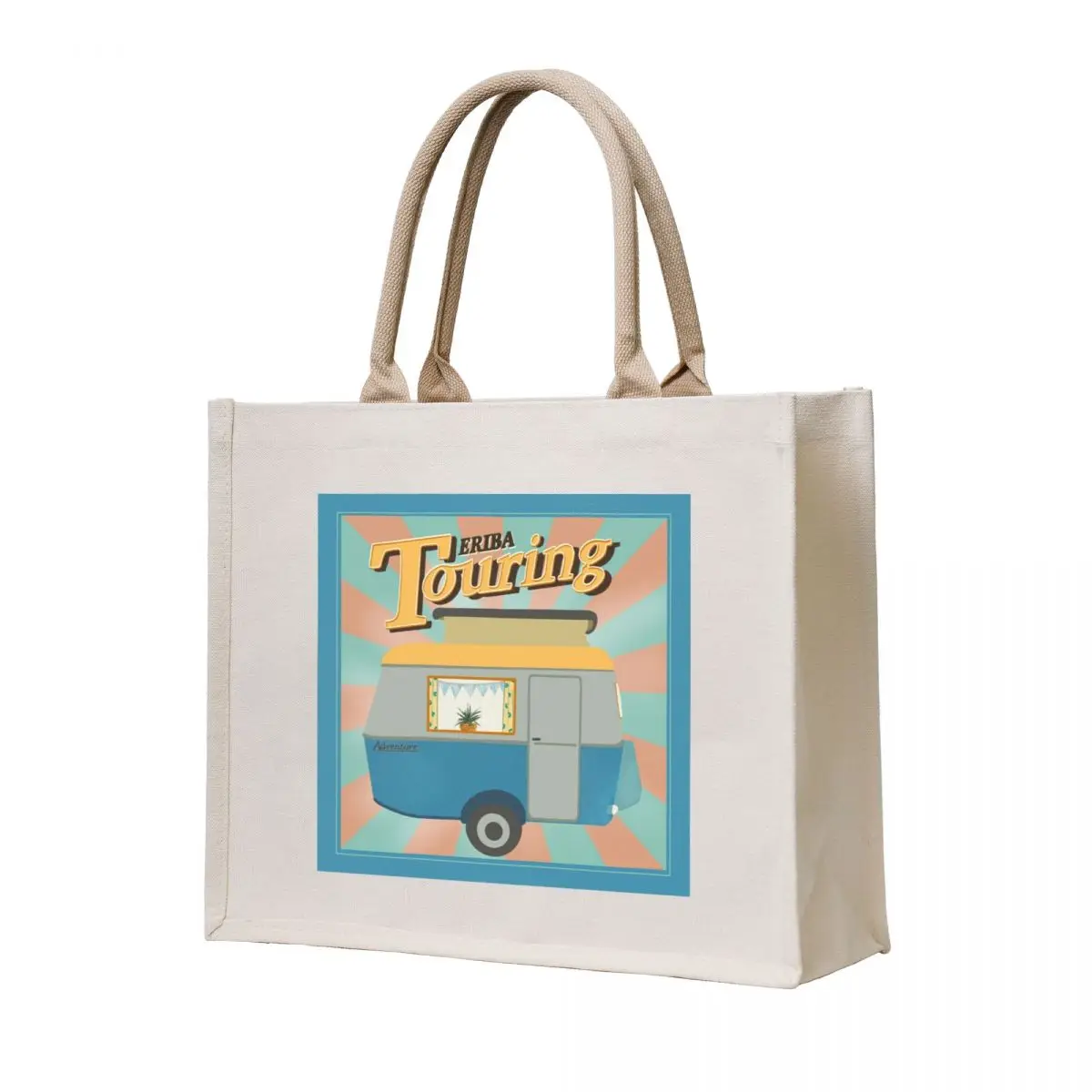 

Vintage Touring Caravan Adventure Tote Bag women bag Woman shopper bag for beach