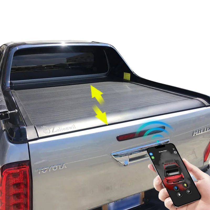 

Zolionwil Waterproof Locking Pickup Truck Bed Tonneau Cover for Toyota Hilux ROCCO