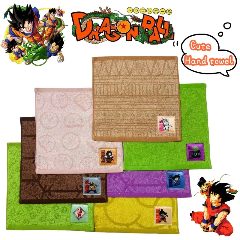 Neues Dragon Ball Bulma Majin Buu Son Goku weiches und bequemes Handtuch, Waschlappen für Studentenwohnheime, quadratisches Handtuch, Taschentuch – Detail 1