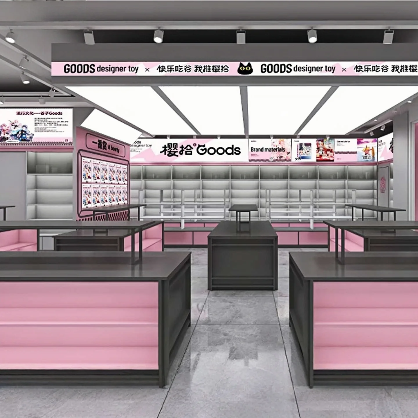 

Acrylic For Toy Display Stand-Eco-Friendly Durable Heavy Duty Ladder Shelf Glass Back LED Lighting Customizable Dimensions