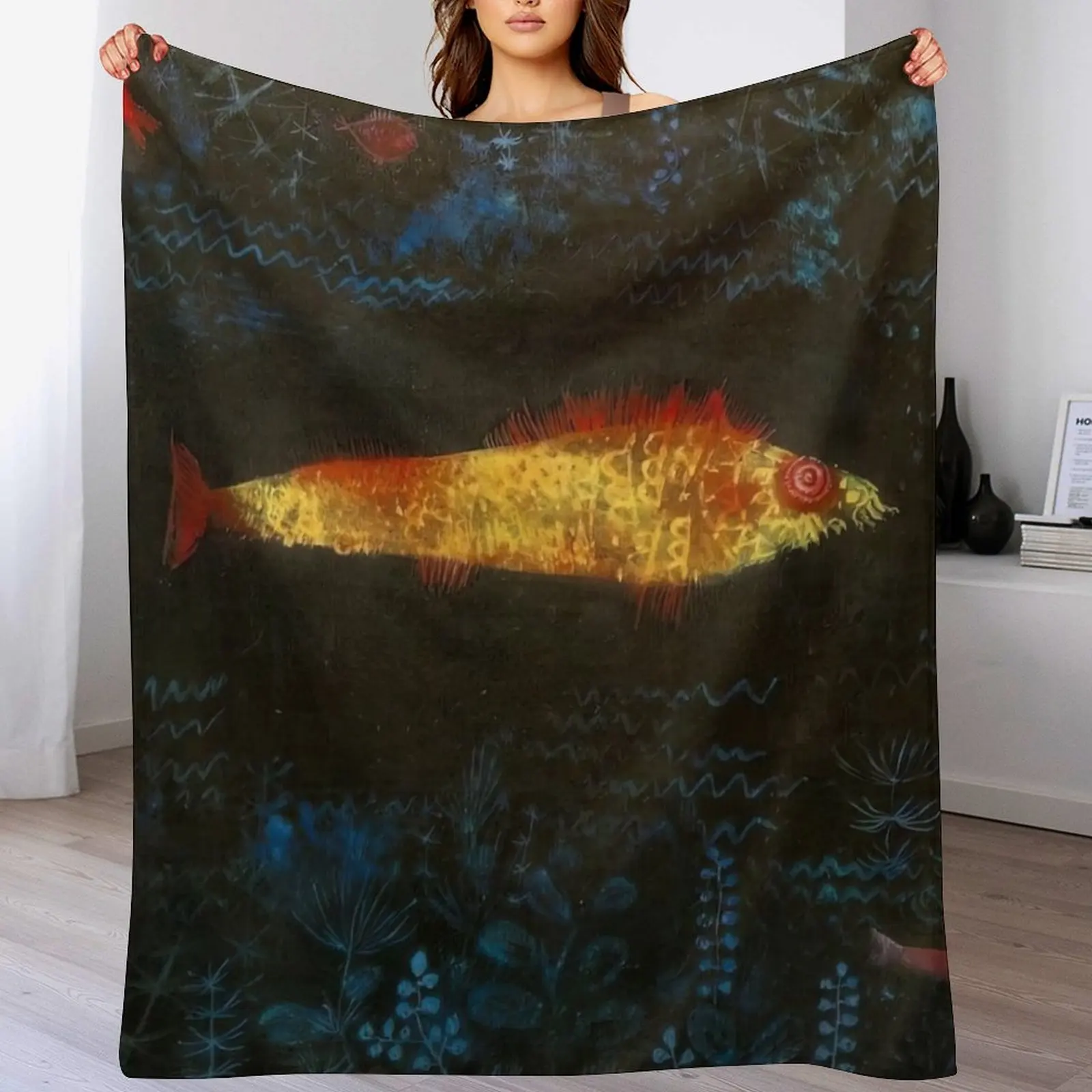 paul klee German artist artwork, paul klee art Throw Blanket Stylish Couch Blanket for Home Living Room