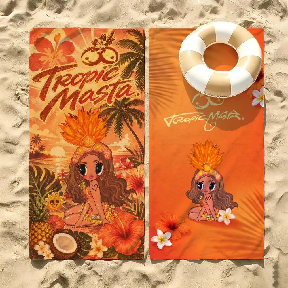 Singer Karol G Towel Microfiber Beach Towel Quick Dry Absorbent Soft for Swimming Yoga Resort Travel Camping