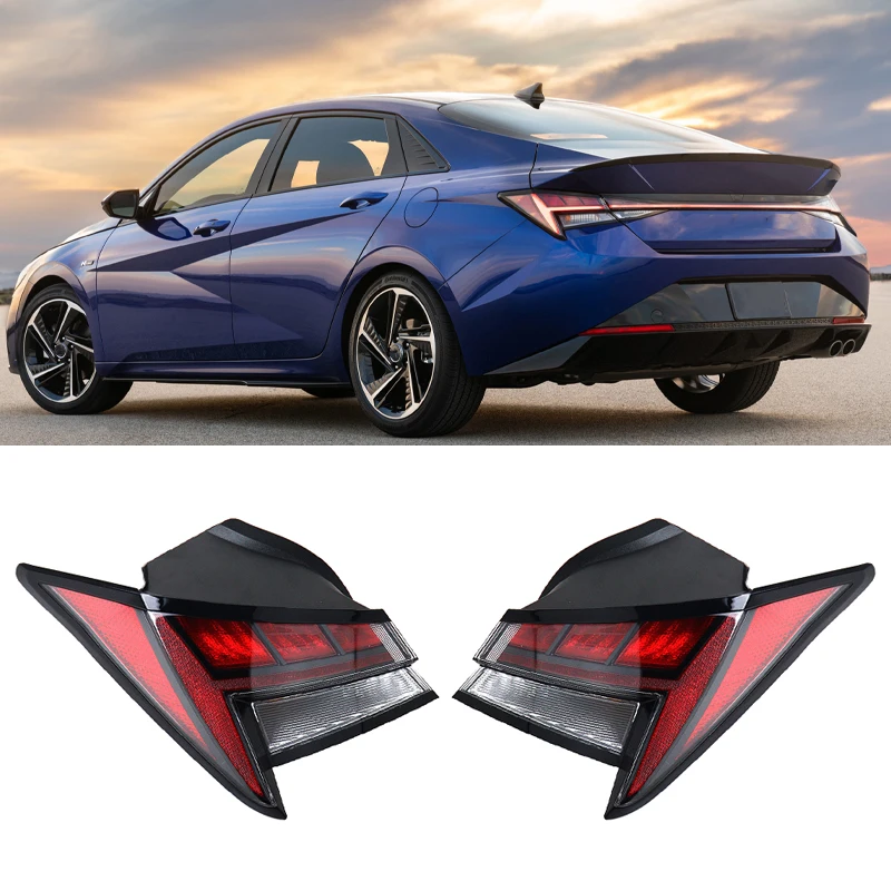 

Car Accessories LED Rear Tail Light Turn Signal Light Stop Brake Lamp For Hyundai Elantra 2021 2022 92402AB100 92401AB100