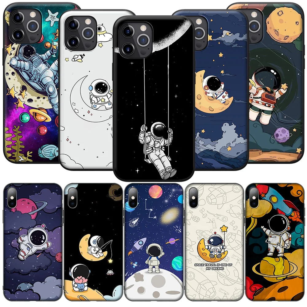 H-120 Moon Astronaut  Sky New Phone Case for Realme C3 C2 3 3i 5i 5 6s 6 7 8 8i 9i Pro