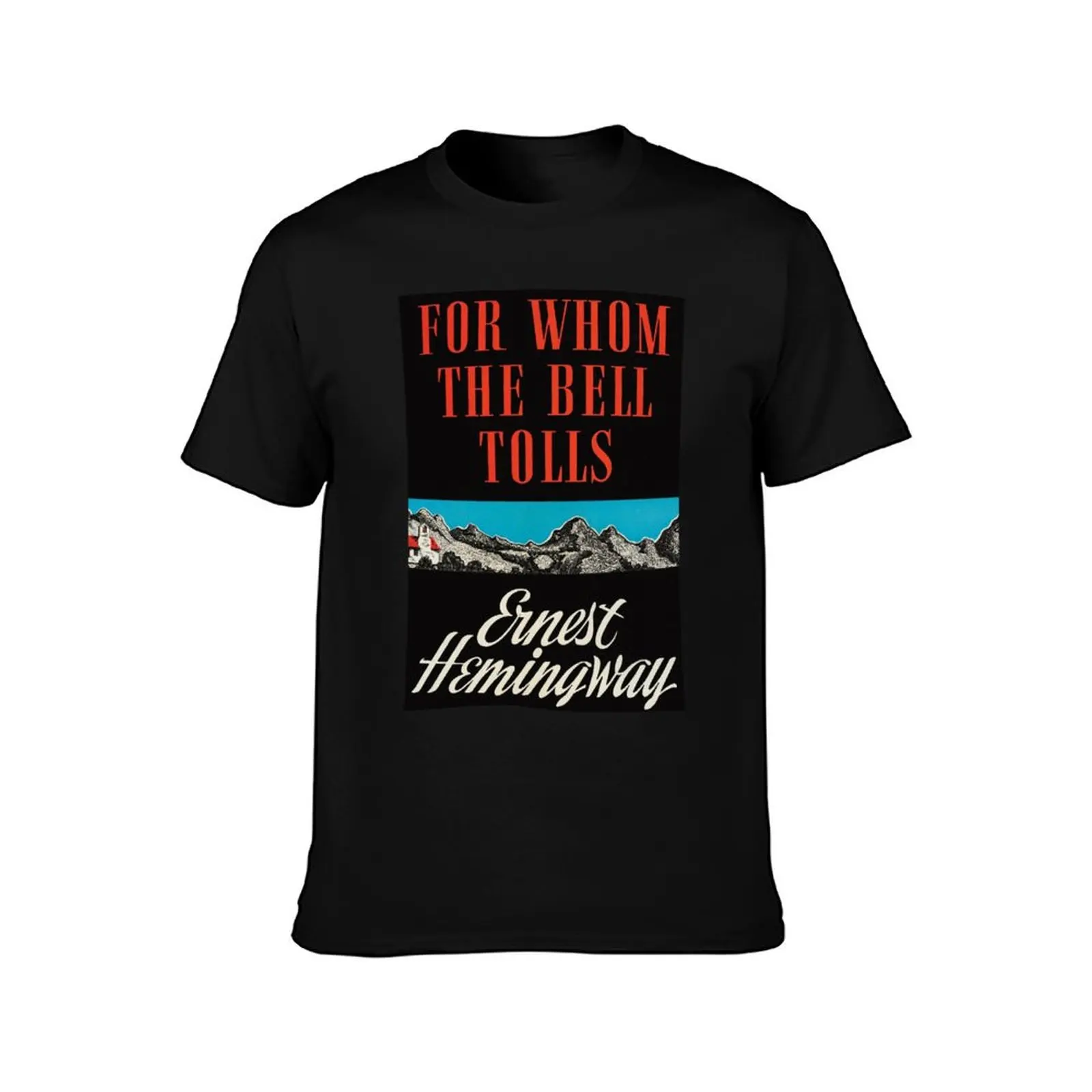 Ernest Hemmingway - For Whom The Bell Tolls T-Shirt Lightweight Basic Short Sleeve Shirt