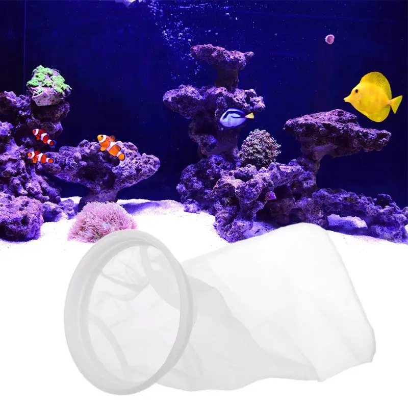 7 Inch Nylon Mesh Filter Sock Bag Aquarium Marine Sump Fish Tank 200 Micron Replacement Bag Tank Filter Accessories