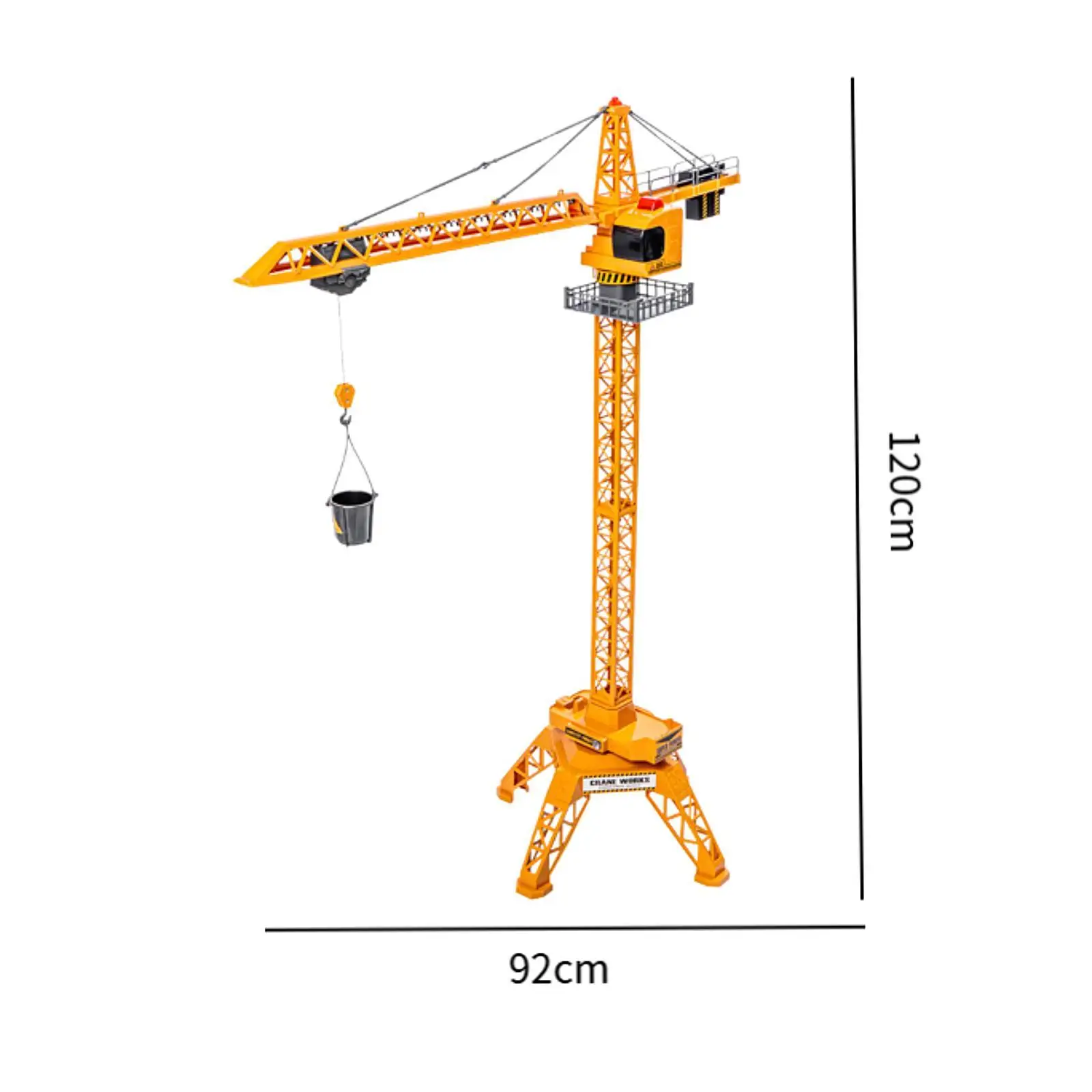 Grue à tour télécommandée pour anniversaire, faveur de fête, échelle 1/36, 8 à 12 ans